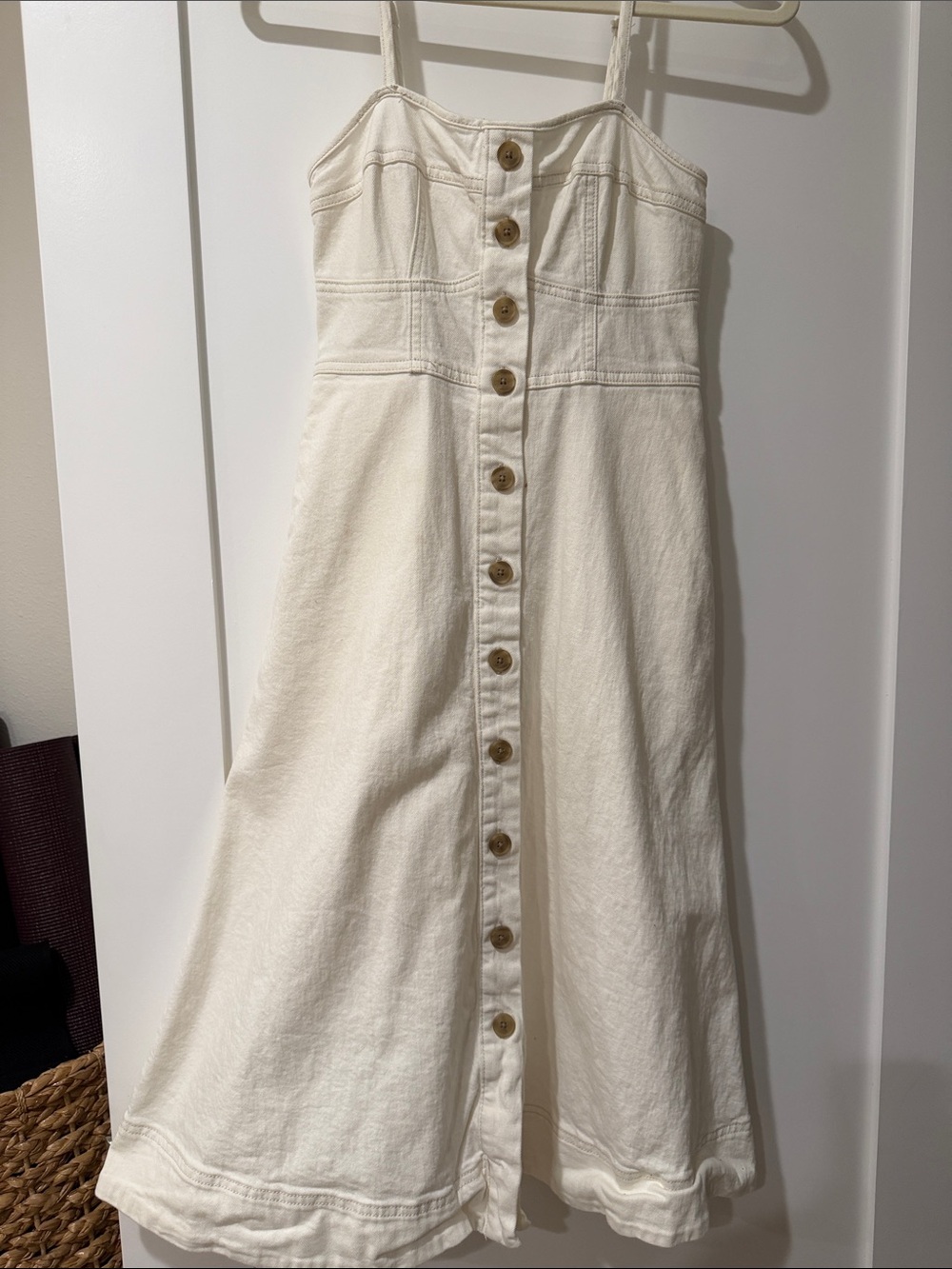 Universal Thread White Jean Dress